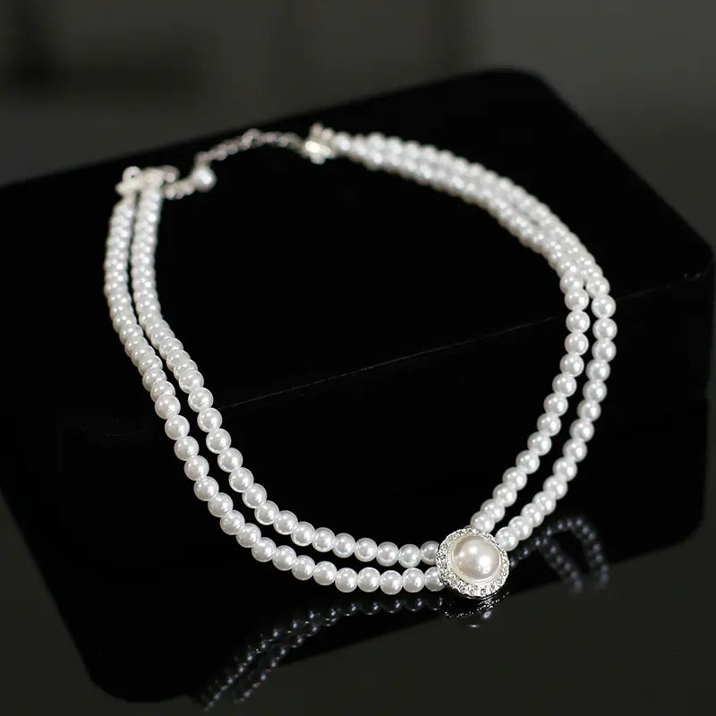 Bridal Necklace 2020 Korean Style Pearl Fashion Accessory
