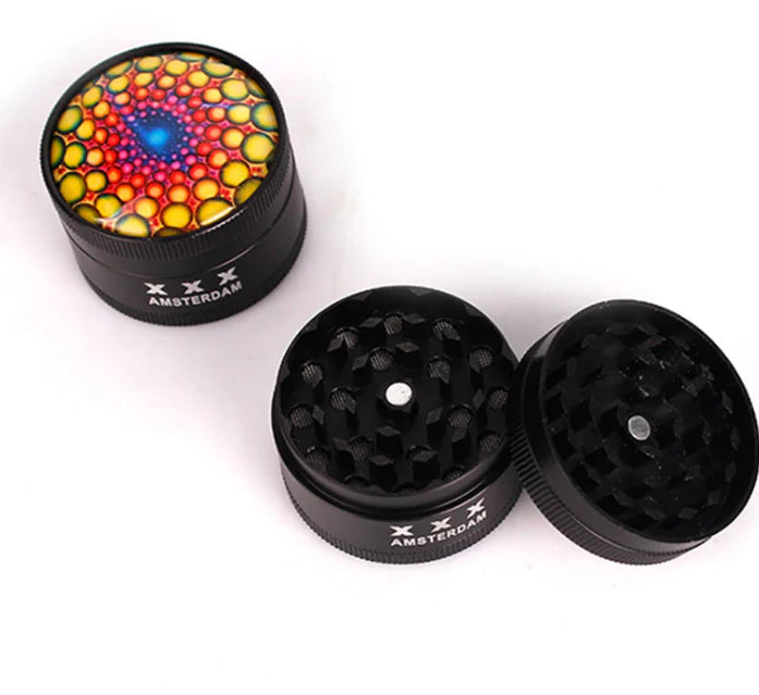 Metal Grinder, 3-Tier Herb Crusher
