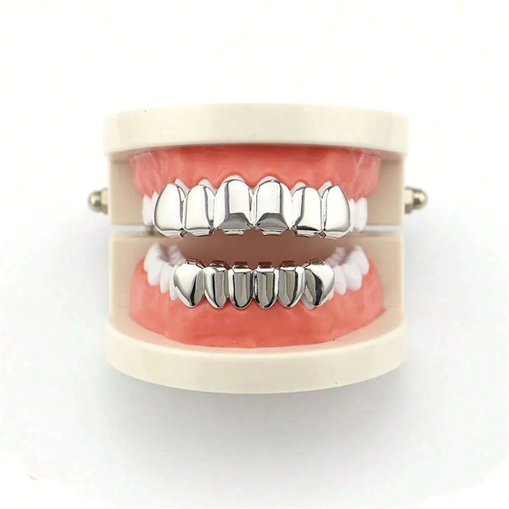 Gold-plated Hip Hop Halloween Teeth Prop Gift