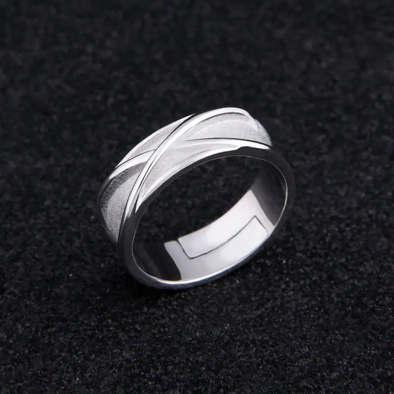 Adjustable 2D Time Ring for Men and Women Jewelry