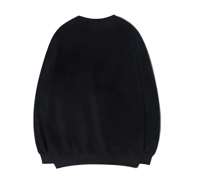 Cotton Fleece Crewneck Sweatshirt in Solid Colors