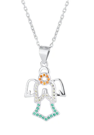 S925 Silver Women's Pendant - Fashion Guardian Angel Necklace