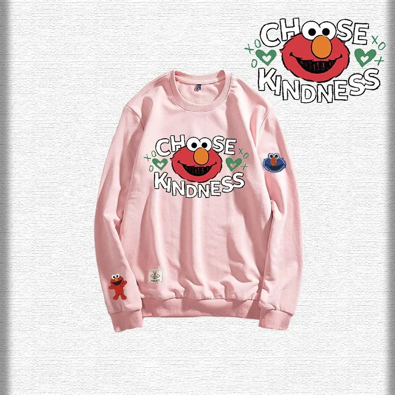 Sesame Street Oversized Crewneck Fleece Sweatshirt