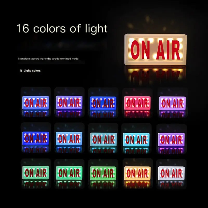 Creative LED Acrylic Light Box for Live Streaming