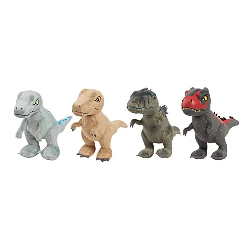 Jurassic World Plush Collector Set Kids Toys for Ages 3 Up Gifts and Presents