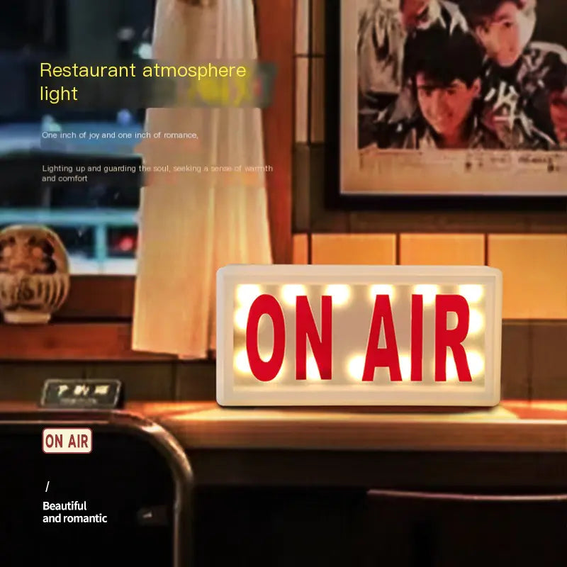 Creative LED Acrylic Light Box for Live Streaming