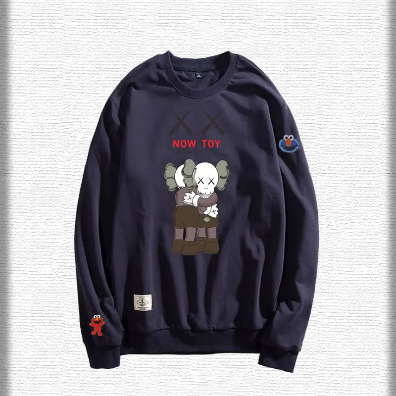 Sesame Street Oversized Crewneck Fleece Sweatshirt