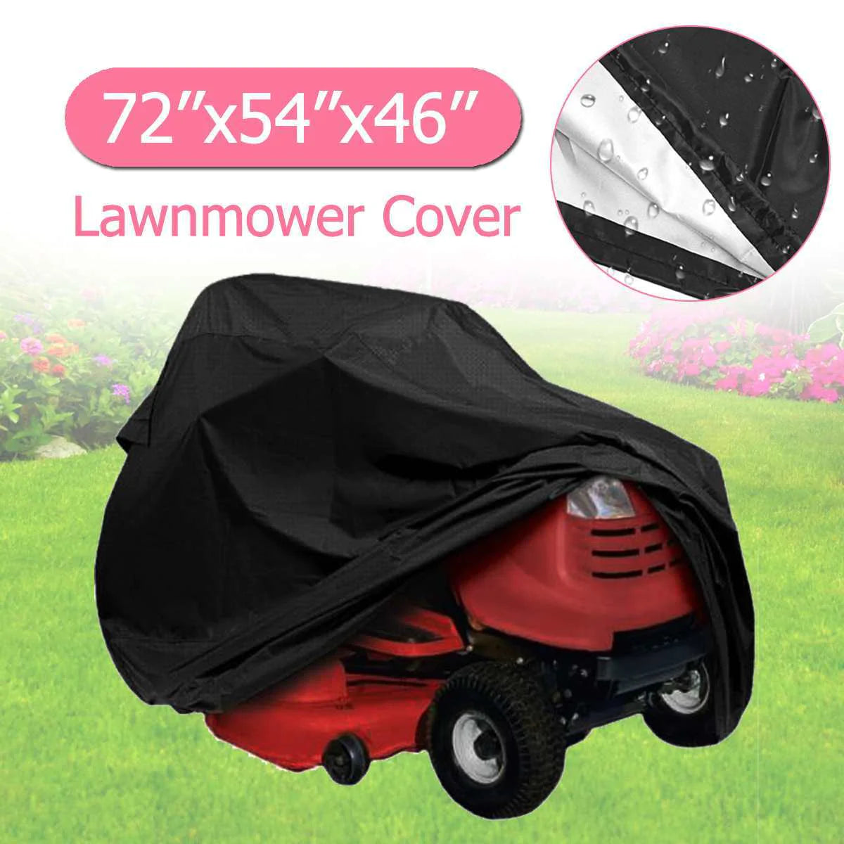 210D Oxford Cloth Waterproof Grass Scraper Mower Cover