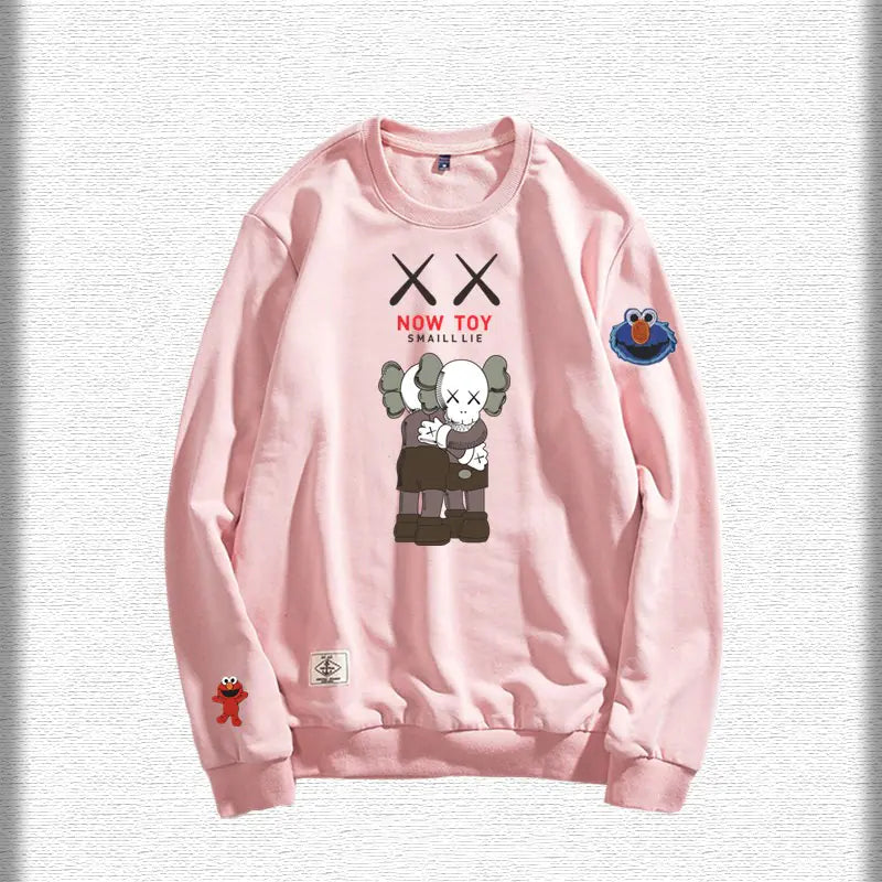 Sesame Street Oversized Crewneck Fleece Sweatshirt