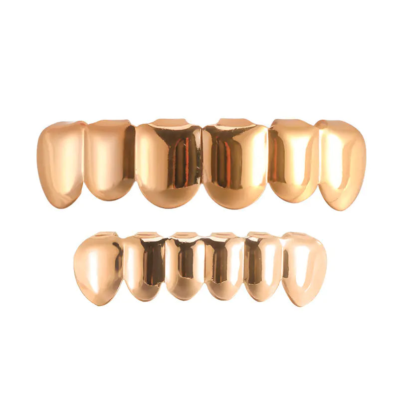 Gold-plated Hip Hop Halloween Teeth Prop Gift