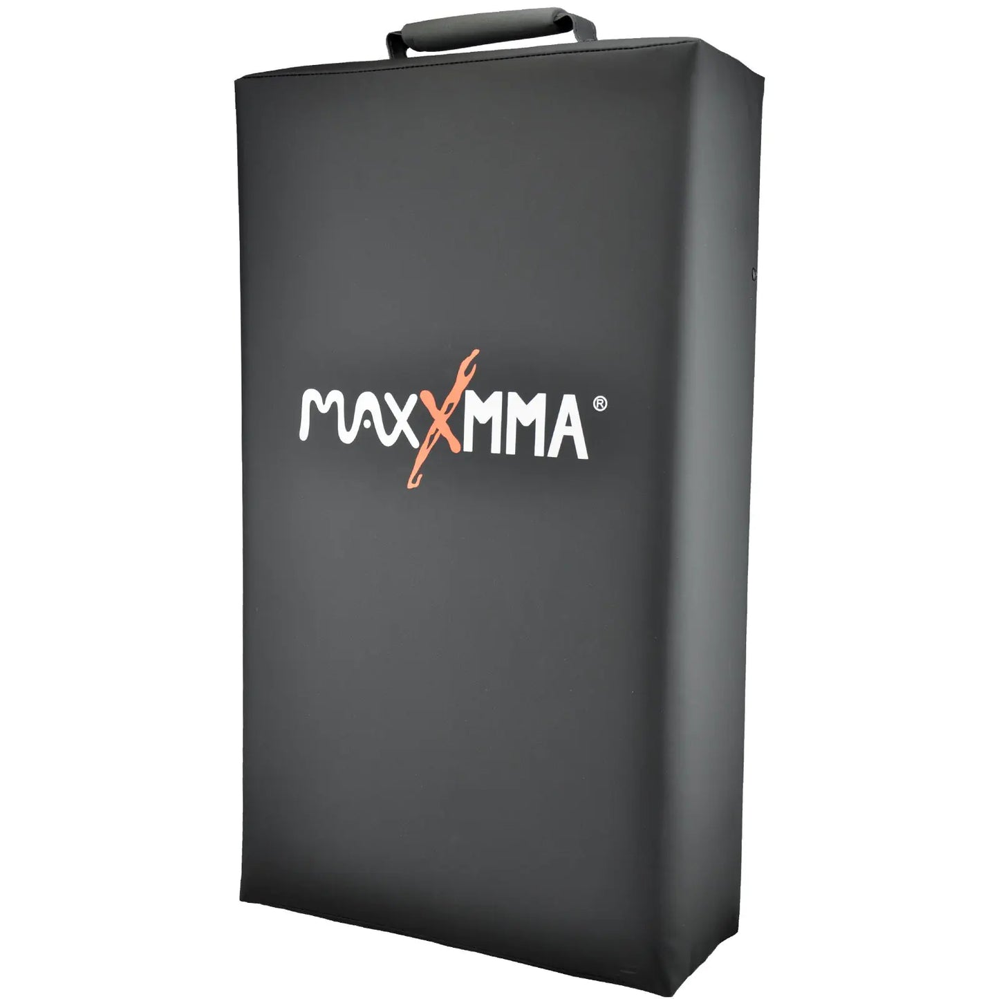 MaxxMMA Kick Shield Boxing Punching Pad Kickboxing Muay Thai Training Foot Target Strike Body Shield Great for MMA TKD Krav MAGA Martial Arts Karate Workout (Black)