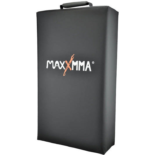 MaxxMMA Kick Shield Boxing Punching Pad Kickboxing Muay Thai Training Foot Target Strike Body Shield Great for MMA TKD Krav MAGA Martial Arts Karate Workout (Black)