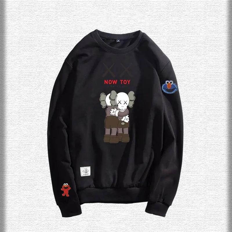 Sesame Street Oversized Crewneck Fleece Sweatshirt