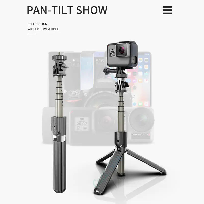 L03 Bluetooth Tripod Selfie Stick for Live Streaming
