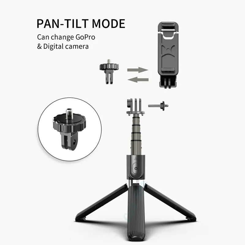 L03 Bluetooth Tripod Selfie Stick for Live Streaming