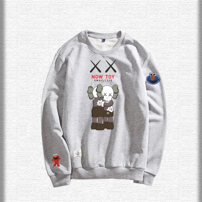 Sesame Street Oversized Crewneck Fleece Sweatshirt
