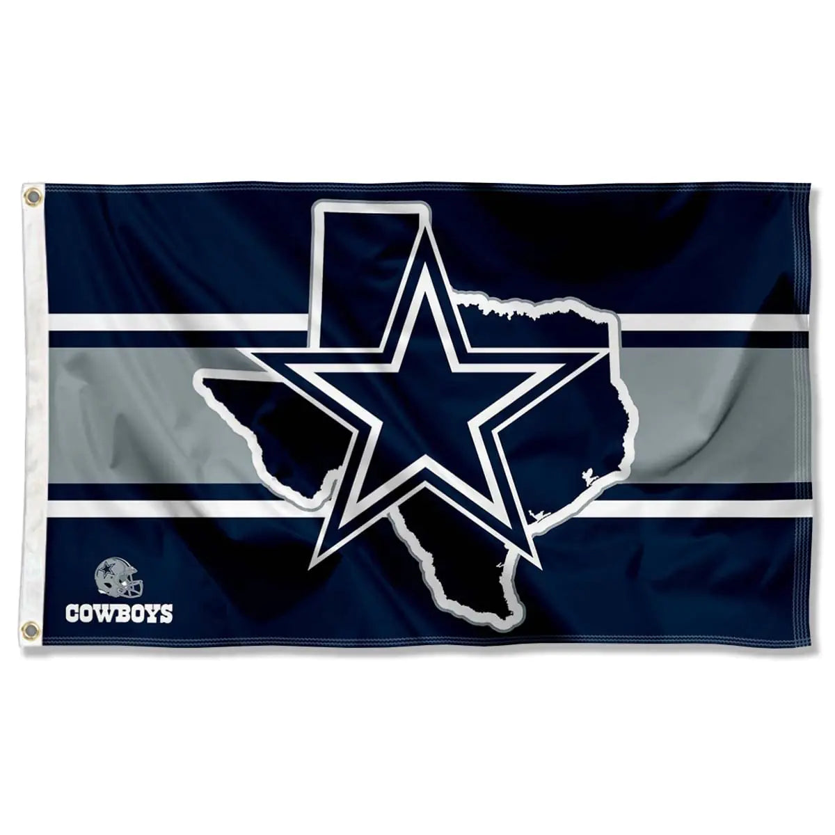 Dallas Cowboys Texas State 3x5 Flag