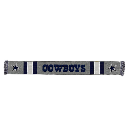 FOCO NFL Dallas Cowboys Grey Knit Scarf