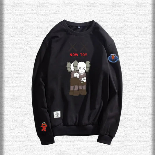 Sesame Street Oversized Crewneck Fleece Sweatshirt