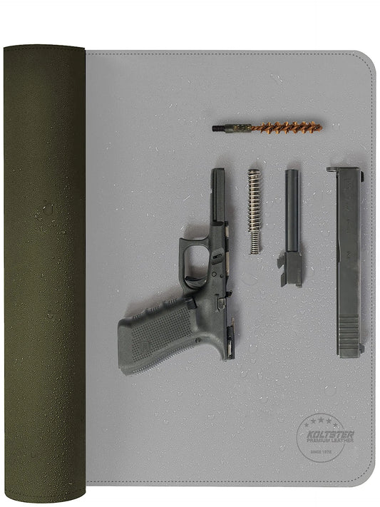 AquaShield Dual-Tone Gun Mat 32"x16" for Firearms Maintenance