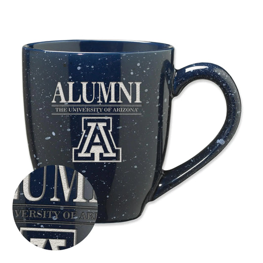 Rico Industries NCAA Clemson Tigers Alumni 16 oz Team Color Laser Engraved Speckled Ceramic Coffee Mug
