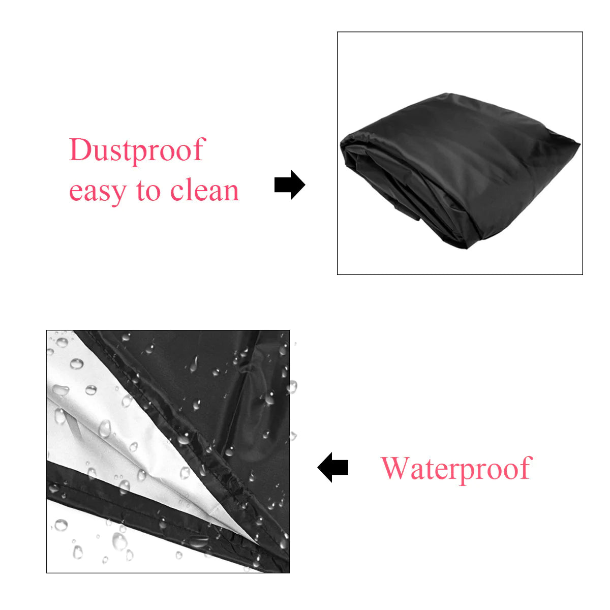210D Oxford Cloth Waterproof Grass Scraper Mower Cover
