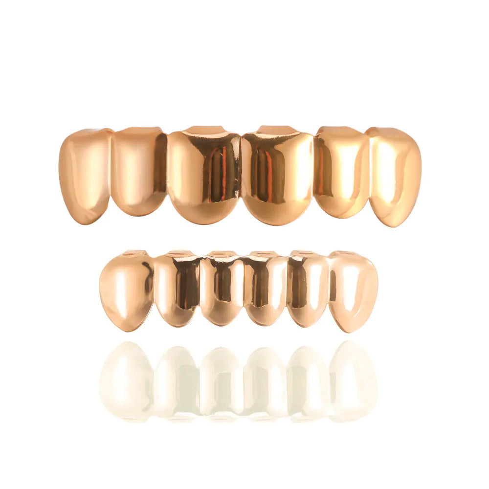 Gold-plated Hip Hop Halloween Teeth Prop Gift